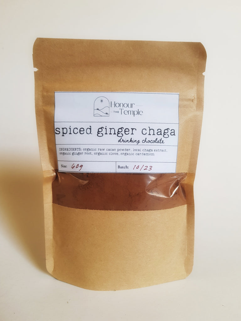 Spiced Ginger Chaga Drinking Chocolate